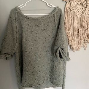 Green Free People Sweater
